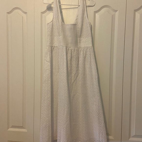 J.Crew button front eyelit dress Size 10 - Picture 4 of 4